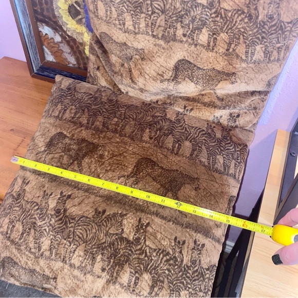 SOLD Cheetah Zebra Leopard Decorative Throw PILLOWs Vintage African Safari - Picture 7 of 7